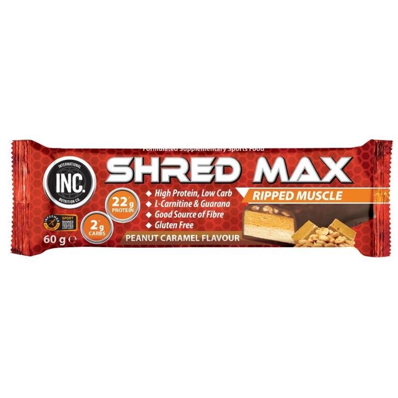 INC. Shred Max Protein Bar Peanut Caramel 60g