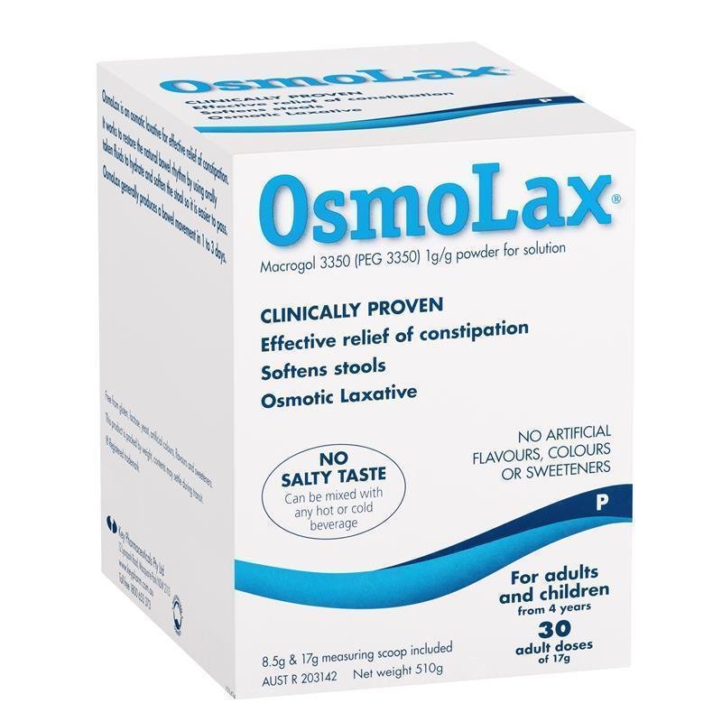 OsmoLax 缓泻粉 聚乙二醇3350 无味无盐 510g 30次成人剂量(成人及4岁以上)