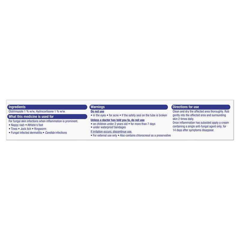 Hydrozole 氢化可的松+克霉唑乳膏 1% 30g