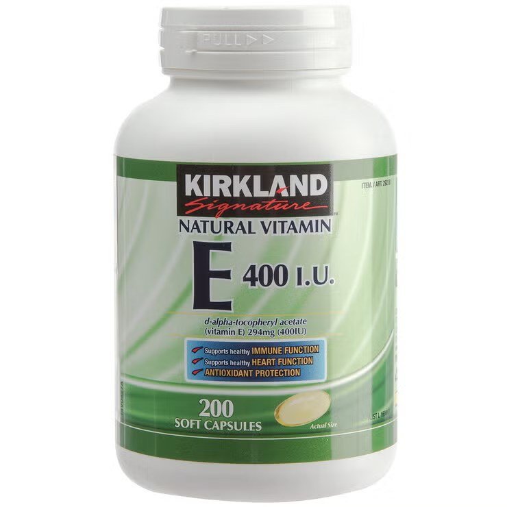 Kirkland Signature 柯克兰 天然维生素E 400IU 200粒