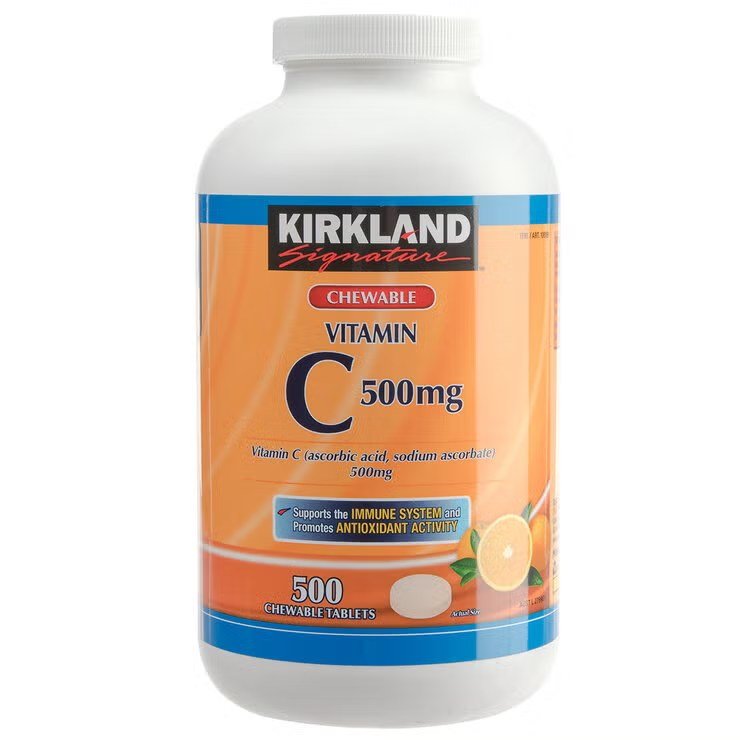 Kirkland Signature 柯克兰 维生素C 500mg 500片咀嚼片