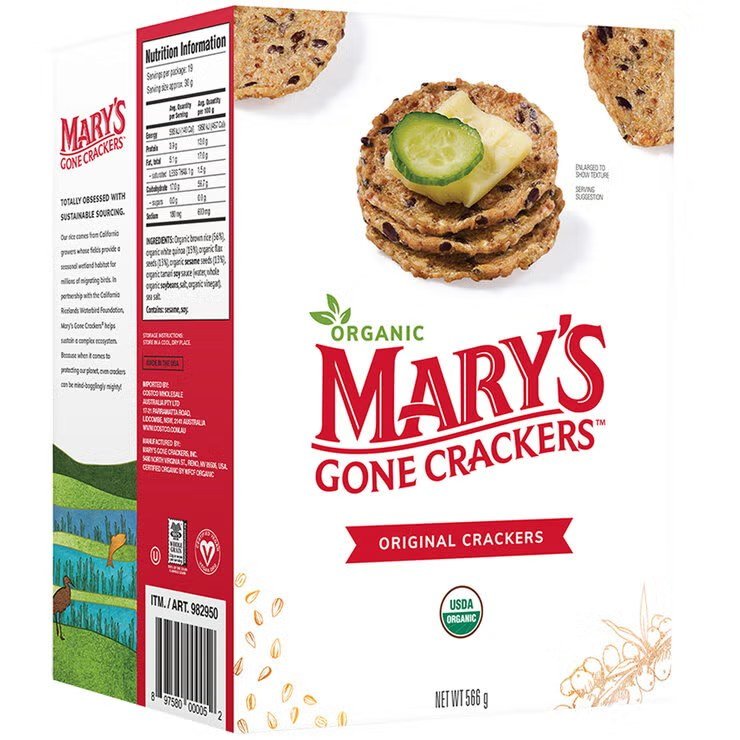 Mary's Gone Crackers 有机原味谷物脆饼