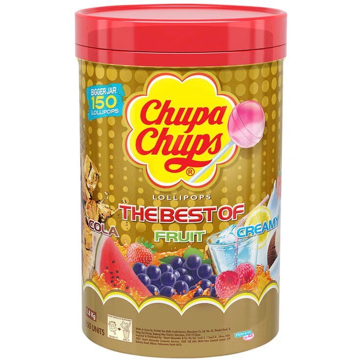 Chupa Chups 珍宝珠 棒棒糖桶装