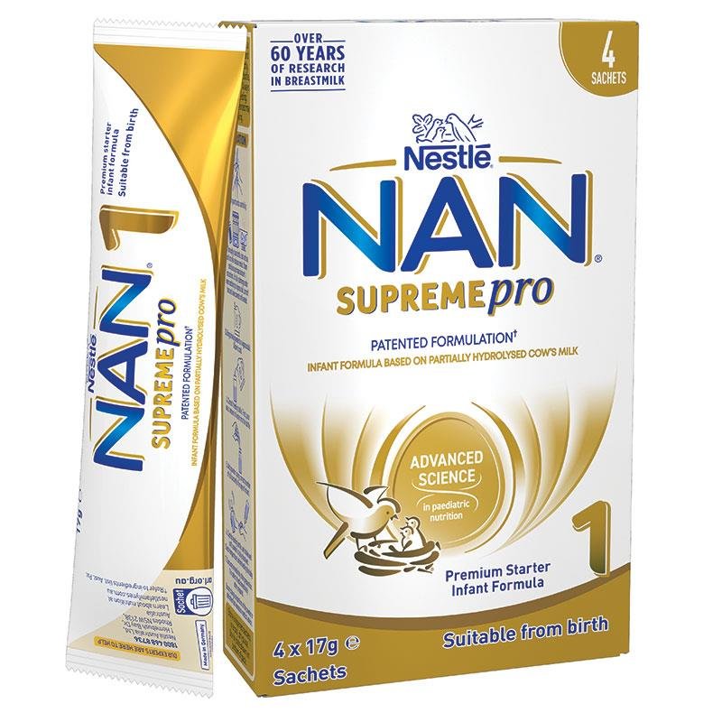 Nestle 雀巢 NAN SUPREMEpro 1段 婴儿配方奶粉 便携条装
