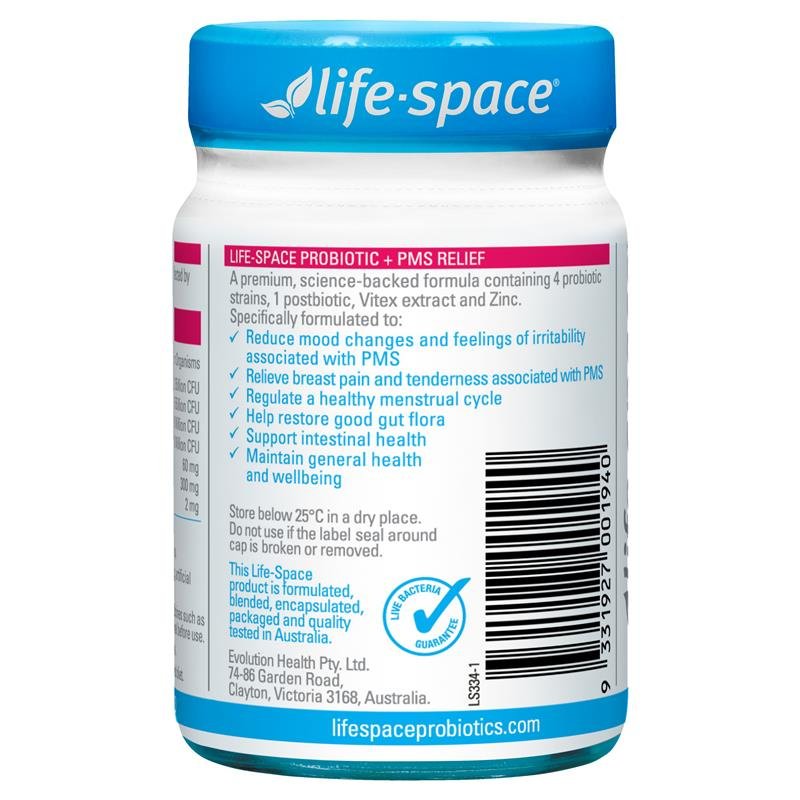 Life-Space 益生菌+经前期舒缓胶囊 30粒