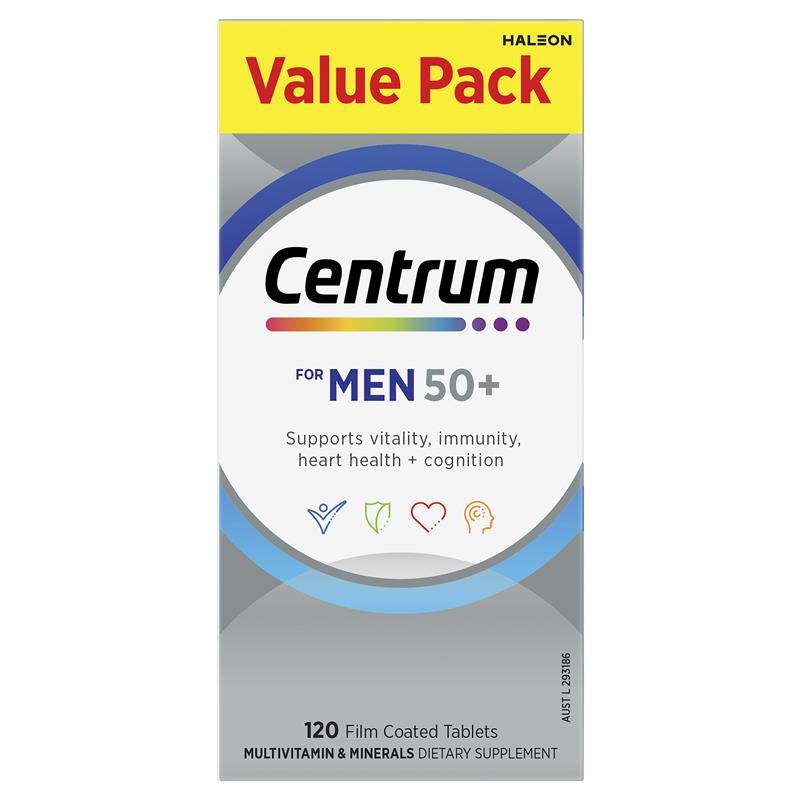 Centrum 善存 男性50+ 复合维生素 120片