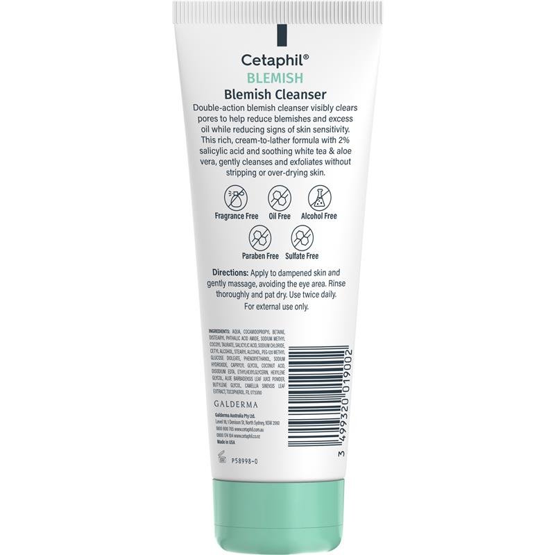 Cetaphil 丝塔芙 净痘洁面乳 124ml