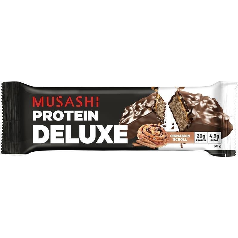 Musashi Deluxe 蛋白棒 肉桂卷味 60g