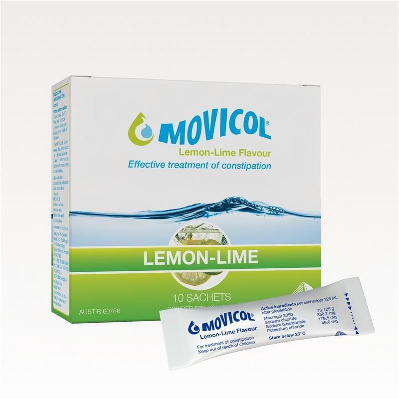 Movicol 通便粉剂 柠檬青柠味 10袋