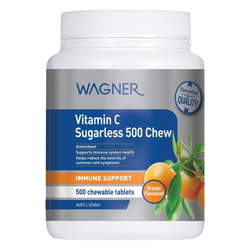 Wagner 无糖维生素C咀嚼片 500mg 500片