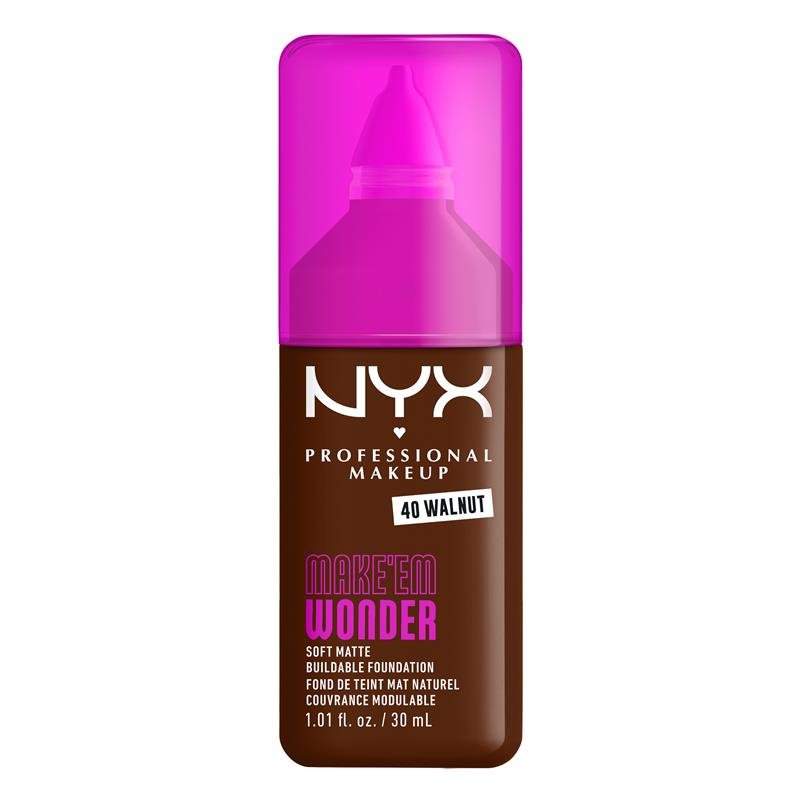 NYX Make Em Wonder 粉底液 Walnut 1瓶
