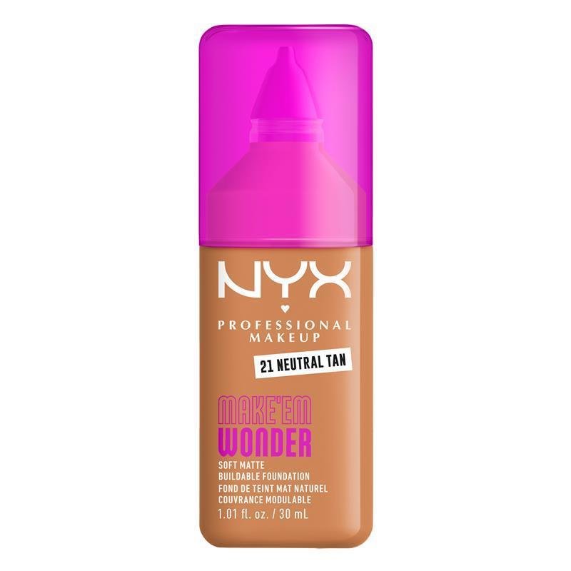 NYX Make Em Wonder 粉底液 Neutral Tan 1瓶