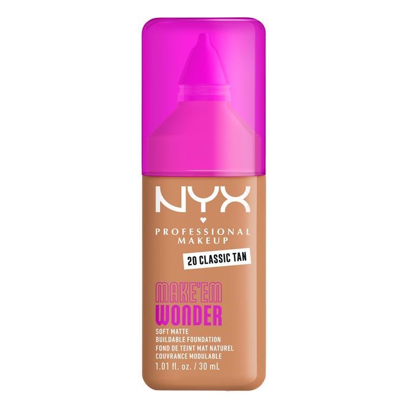 NYX Make Em Wonder 粉底液 Classic Tan 1瓶