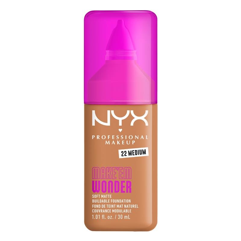 NYX Make Em Wonder 粉底液 Medium 1瓶