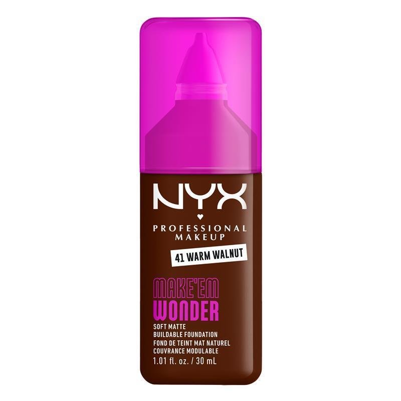 NYX Make Em Wonder 粉底液 Warm Walnut 1瓶