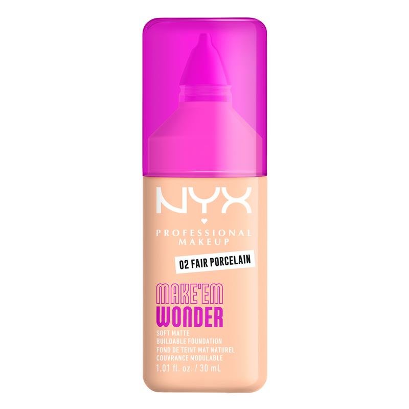 NYX Make Em Wonder 粉底液 Fair Porcelain 1瓶