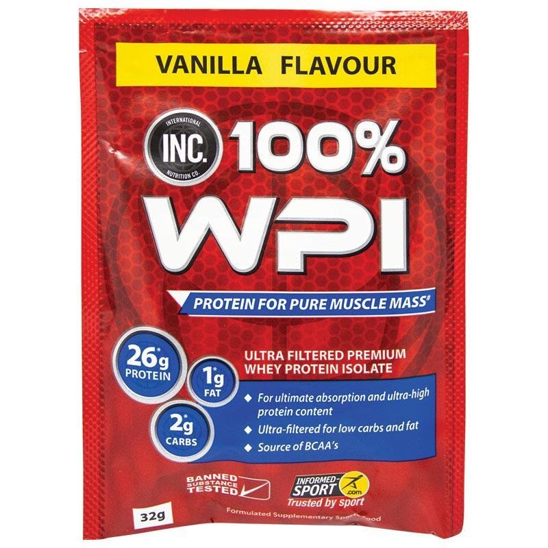 INC. 100% 分离乳清蛋白粉 香草味 32g