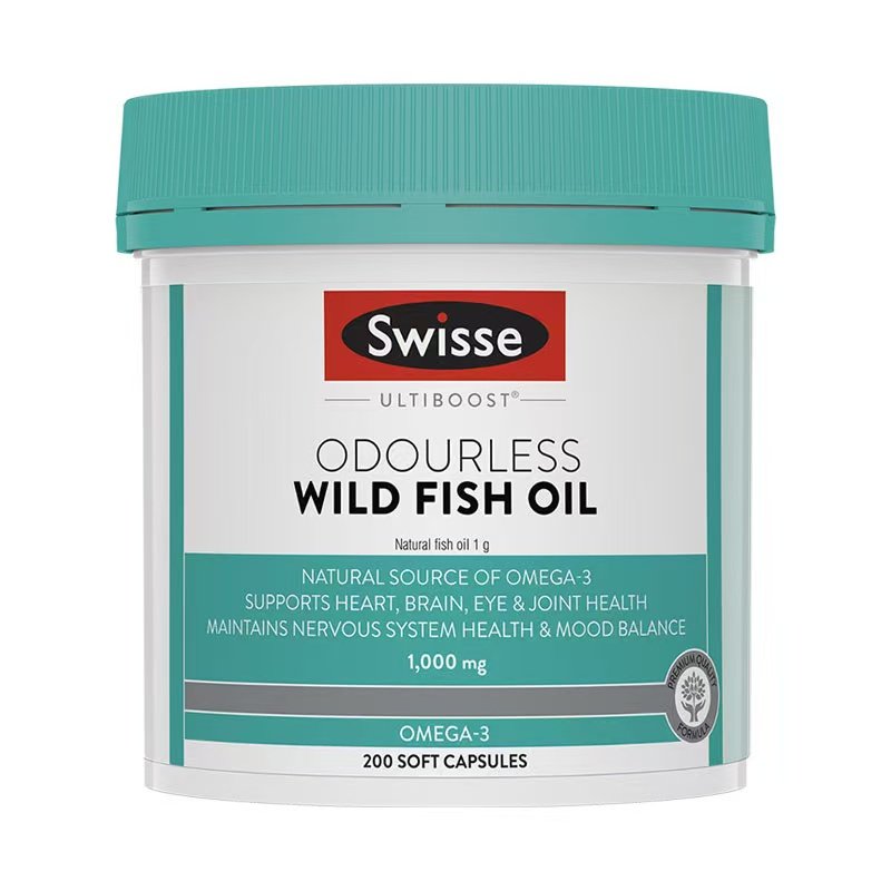 Swisse 无腥味野生鱼油1000mg 200粒