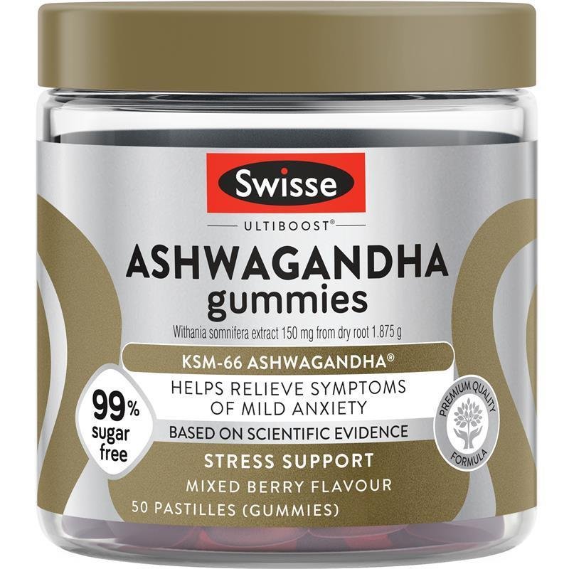 Swisse 南非醉茄舒缓软糖 50粒