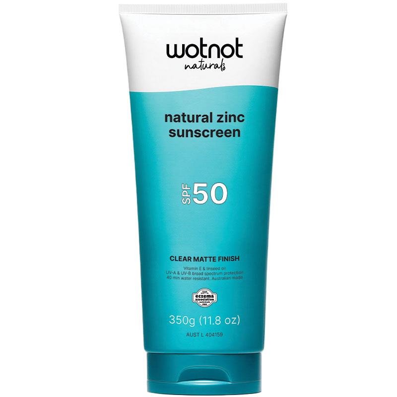 Wotnot Naturals 锌防晒霜 SPF50 大容量 350g