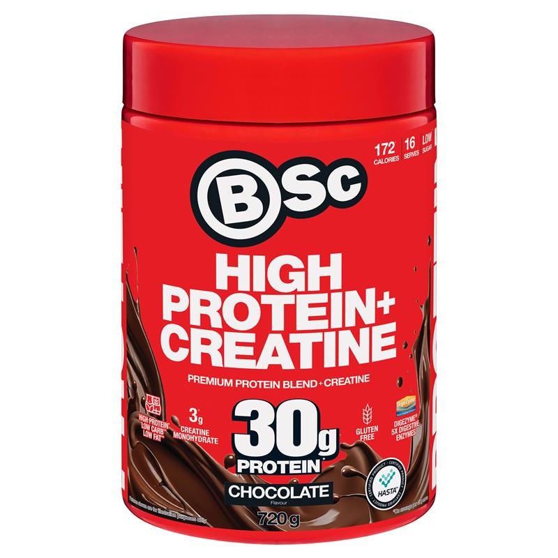 BSc 高蛋白+肌酸粉 巧克力味 720g