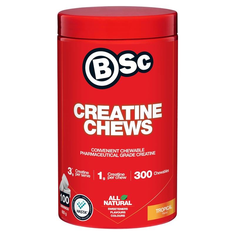 BSc 肌酸咀嚼片 热带水果味 300粒