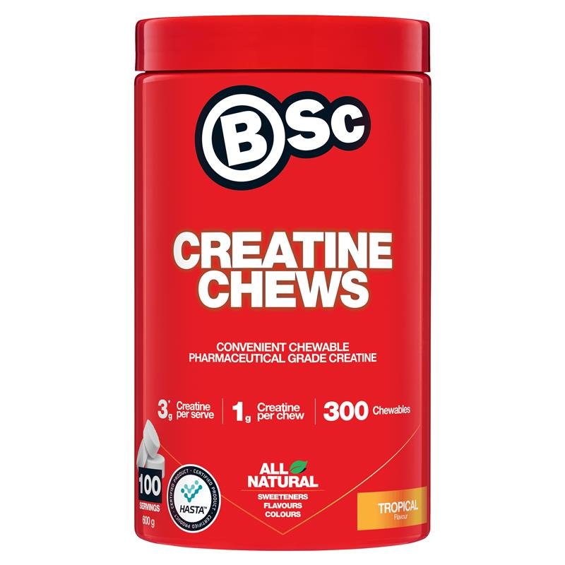 BSc 肌酸咀嚼片 热带水果味 300粒