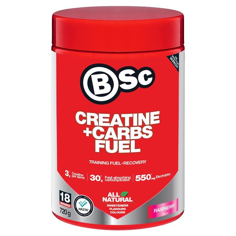BSc 肌酸+碳水能量粉 覆盆子味 720g