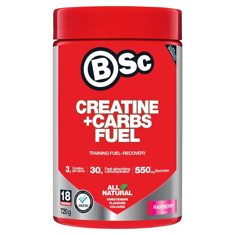 BSc 肌酸+碳水能量粉 覆盆子味 720g