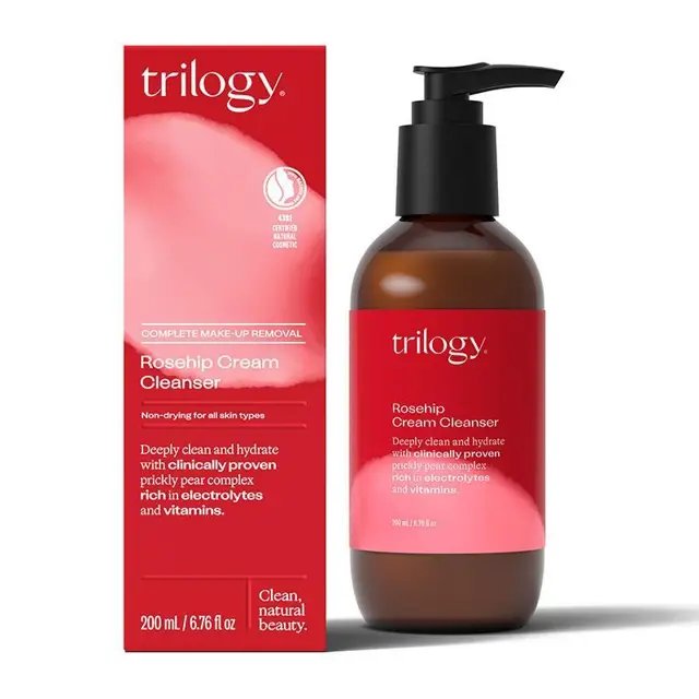 Trilogy 玫瑰奶油洁面乳 200ml