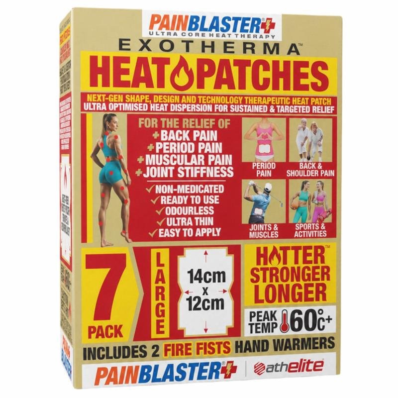 Pain Blaster Exotherma Heat Patches 7 Pack