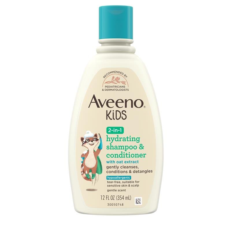 Aveeno Kids 2-in-1 Hydrating Shampoo & Cond 354mL