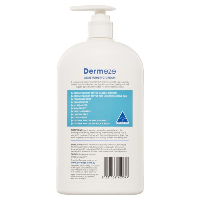 Dermeze Moisturising Cream 500g