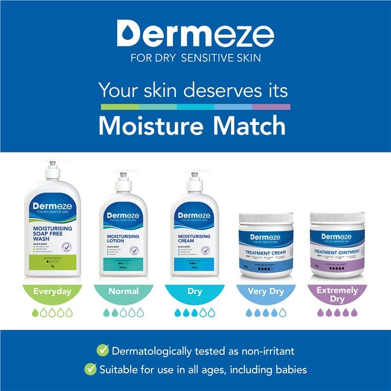 Dermeze Moisturising Cream 500g