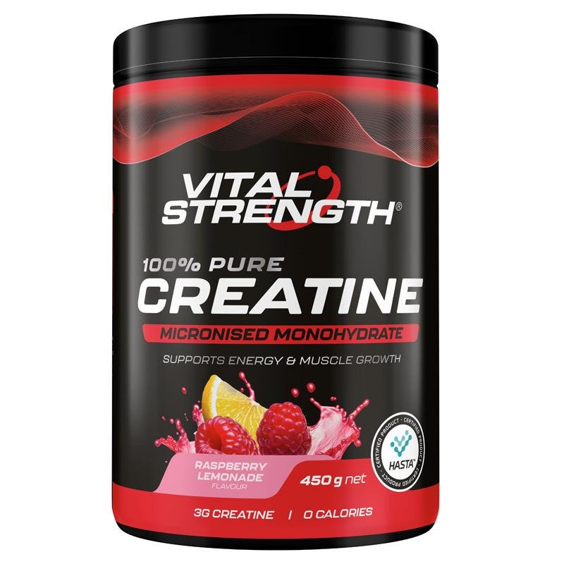 VitalStrength Creatine Monohydrate Raspberry Lemonade 450g