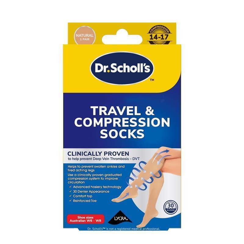 Dr. Scholl's 爽健 旅行压力袜 肤色 S码