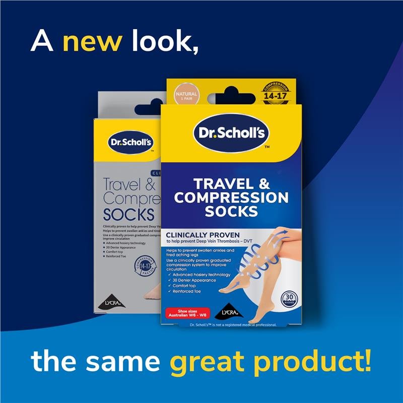 Dr. Scholl's 爽健 旅行压力袜 肤色 S码