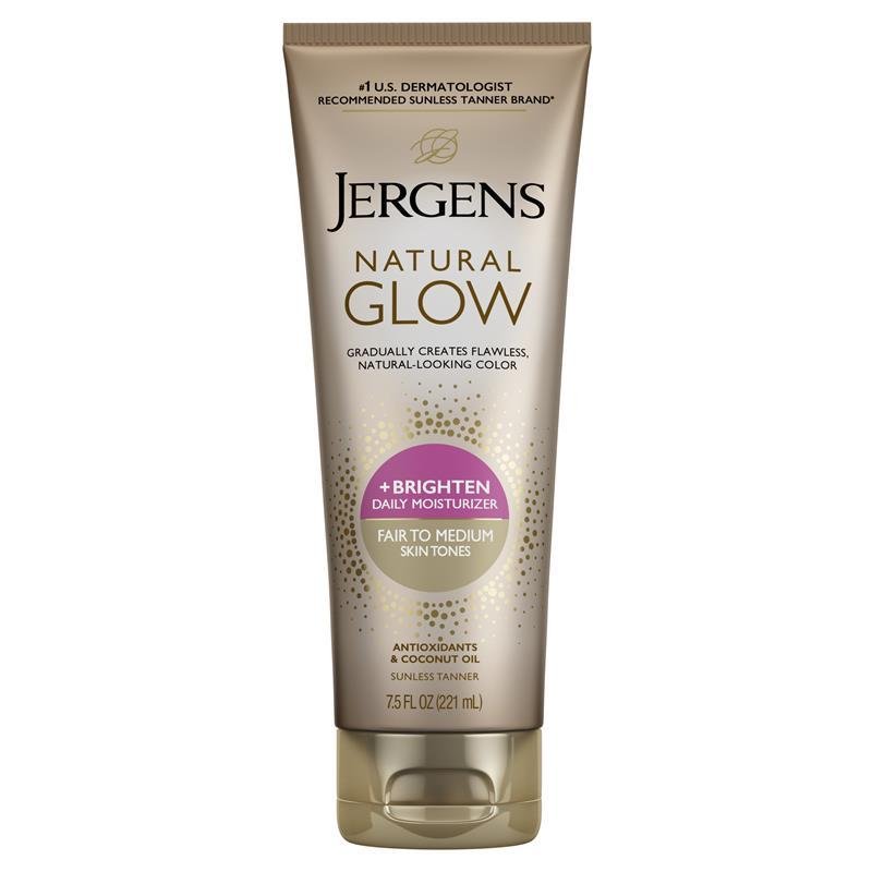 Jergens Natural Glow 润色保湿身体乳 白皙至中等肤色 221ml