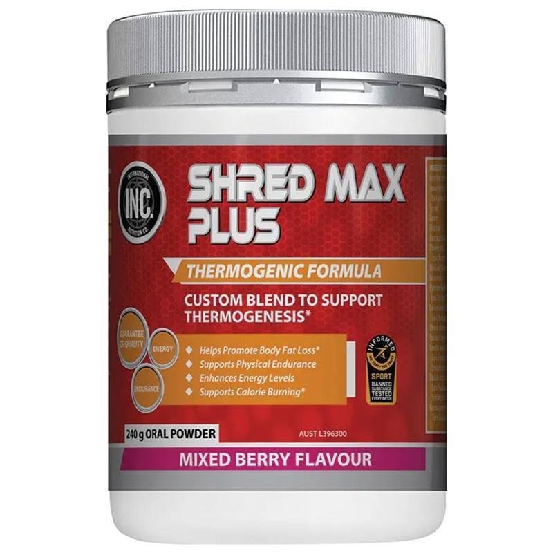 INC. Shred Max Plus 运动营养冲调粉 浆果味 240g