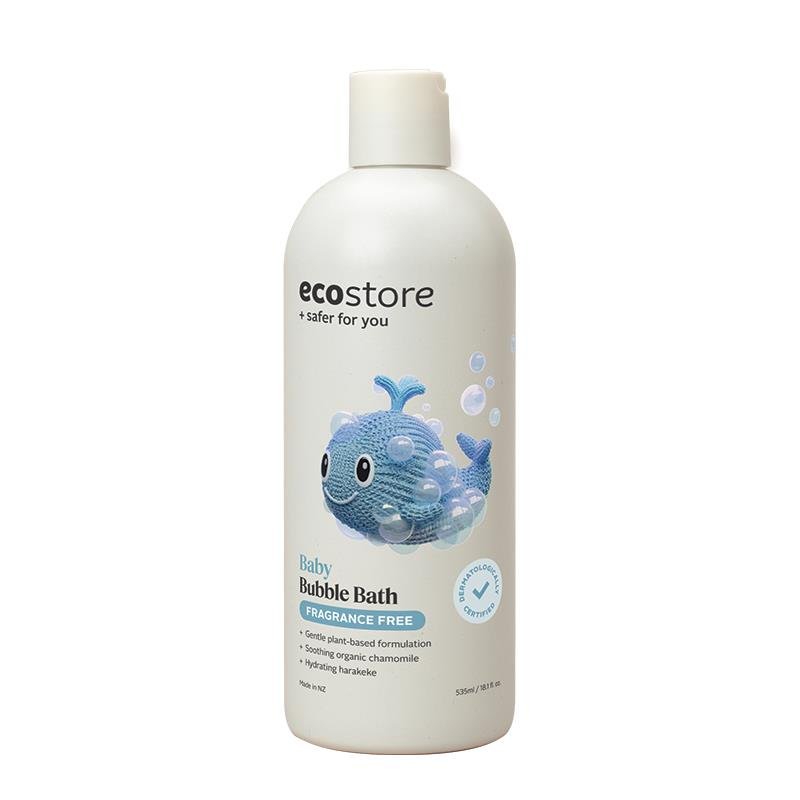 Ecostore Baby Fragrance Free Bubble Bath 535ml