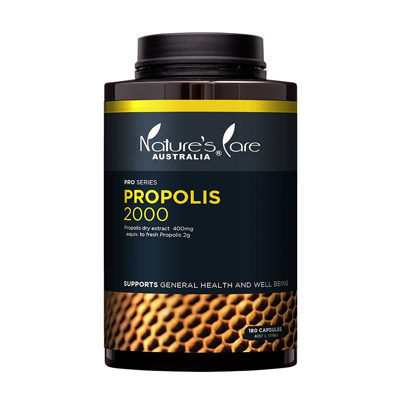 Nature's Care NC PRO 天然黑蜂胶胶囊 2000 180粒
