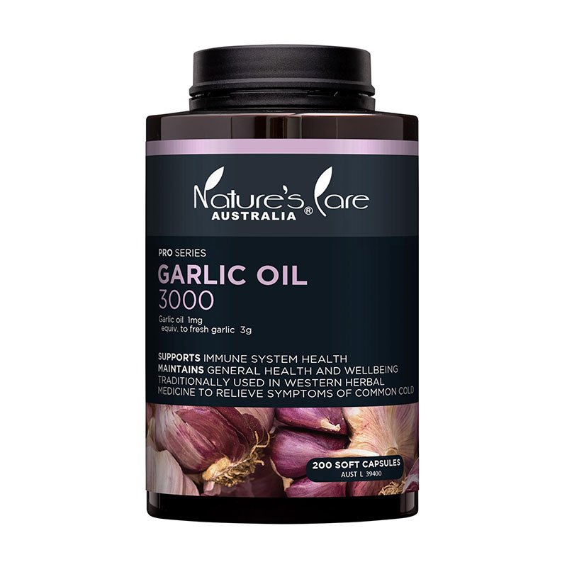 Nature's Care NC PRO 天然大蒜精软胶囊 3000mg 200粒