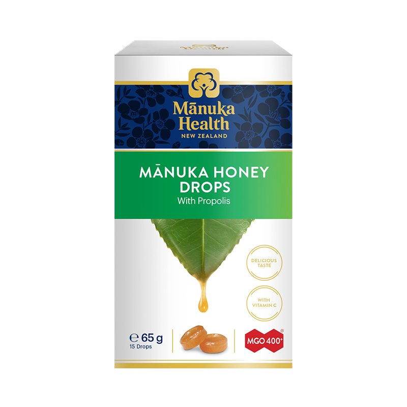 Manuka Health 麦卢卡蜂蜜蜂胶润喉糖 15粒 65g