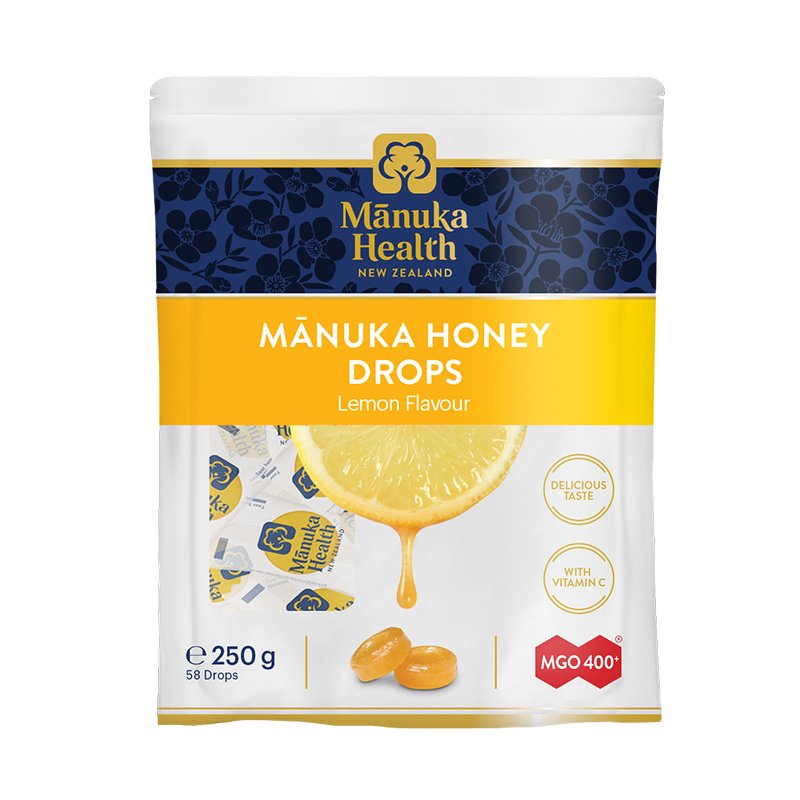 Manuka Health 麦卢卡蜂蜜润喉糖（柠檬味）58粒 250g