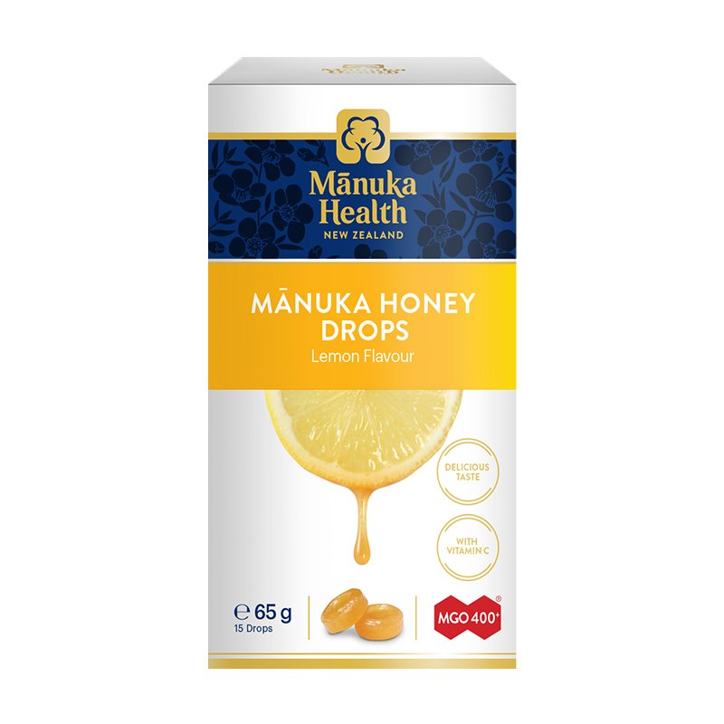 Manuka Health 麦卢卡蜂蜜糖（柠檬口味） 15粒