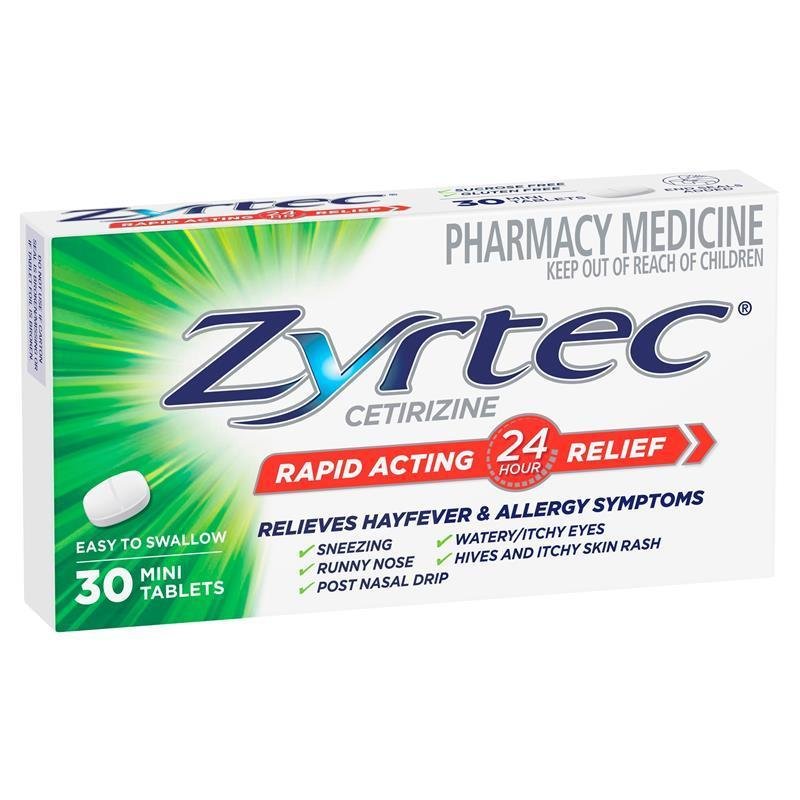 Zyrtec 仙特明抗过敏迷你片 30片