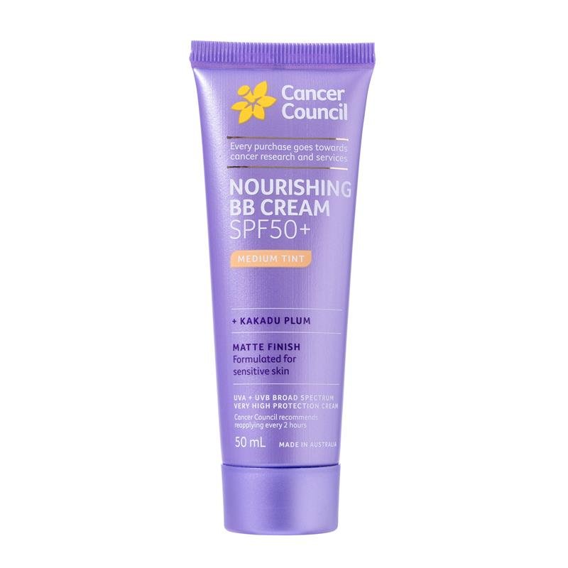 Cancer Council SPF50+ 滋润BB霜 自然色 50ml