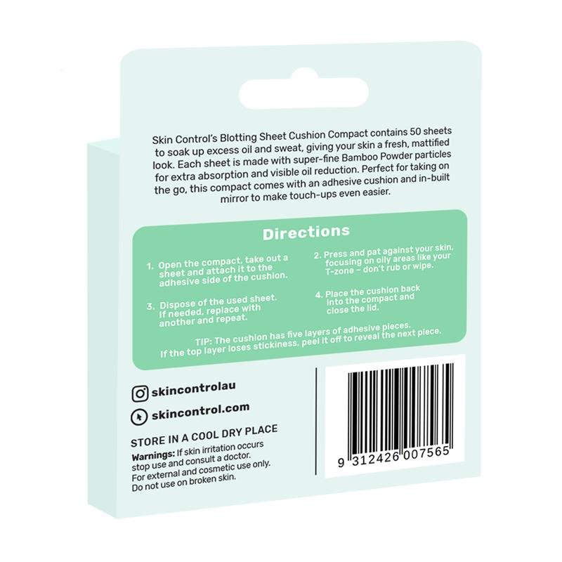 Skin Control 吸油纸粉扑两用盒 50片