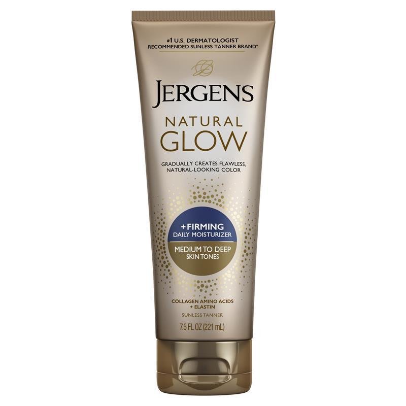 Jergens 自然亮肤紧致身体乳 中深色调 221ml