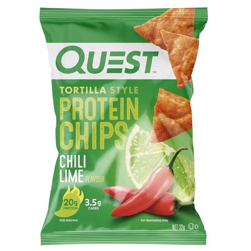 Quest 蛋白玉米片 辣椒青柠味 32g